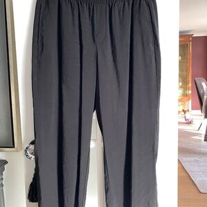 Ann Taylor Factory Black Wide Leg Pants